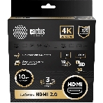 Кабель аудио-видео Cactus CS-HDMI.2-3 HDMI (m)/HDMI (m) 3м. позолоченные контакты черный, фото3