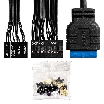 Компьютерный корпус Miditower ExeGate AA-443U-AA500 (ATX, AA500 8 см, 2*USB+1*USB 3.0+HD Audio, черный), фото3
