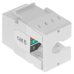 Модуль Keystone, RJ45, неэкранированный, кат.6, со встроенной шторкой, 180 градусов, белый, фото4