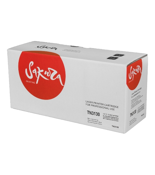 Картридж лазерный Sakura TN3130 для Brother HL-5240, HL-5240L, HL-5250DN, HL-5270DN, HL-5280DW, DCP-8060, DCP-8065DN, MFC-8460N, MFC-8860DN, MFC-8870DW, черный 3500 к.