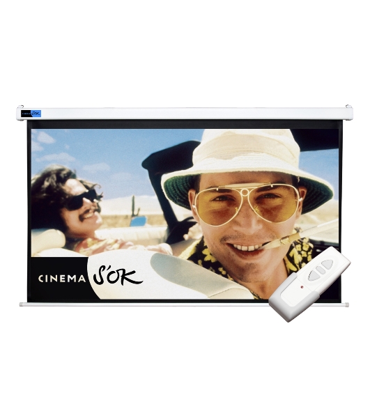 Экран Cinema S'OK SCPSM-360x200FG-ED90 16:9 163' Pro настенно-потолочный, моторизованный, 360x200см, фибергласс, белый корпус, экстрадроп 90см