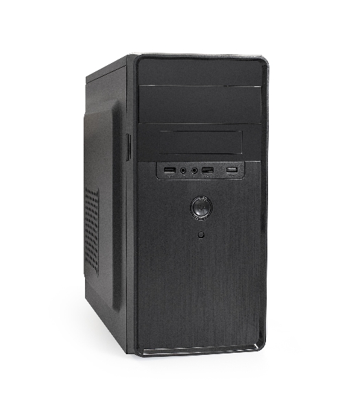 Компьютерный корпус Minitower ExeGate EX286412RUS BA-309 (mATX, без БП, 2хUSB, HD аудио, черный)