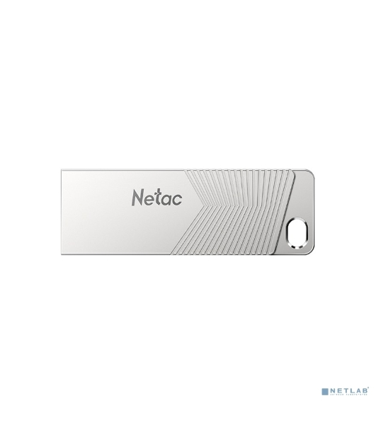 Флешка USB Netac UM1 (NT03UM1N-064G-32PN), 64Gb, USB 3.2, R/W 150/45, серебристый