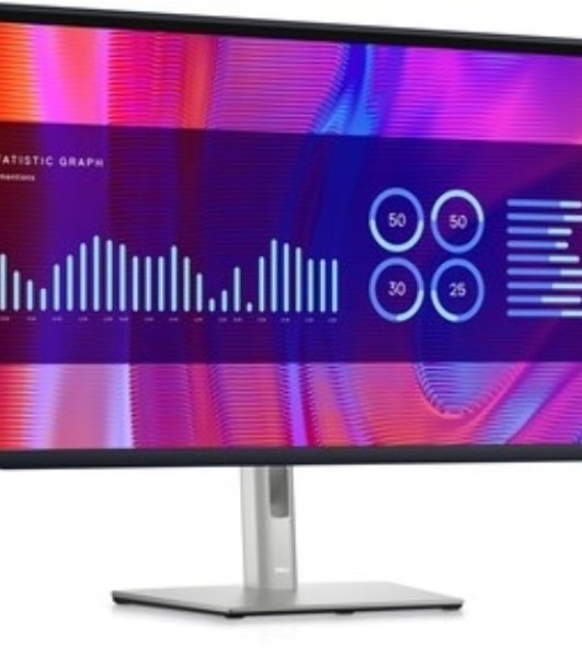 Монитор 32' Dell P3223DE IPS 2560x1440, 60 Гц, 5 мс, 16:9, 350 кд/м², HDMI, 2xDP 1.4, USB-C, USB Hub (4x USB 3.2), Ethernet, черный и серебристый
