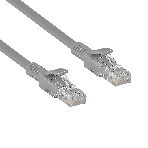 Патч-корд ExeGate UTP-RJ45-RJ45-5e-CU-3M-GY, UTP, cat.5e, 3м, медь, серый, фото 1