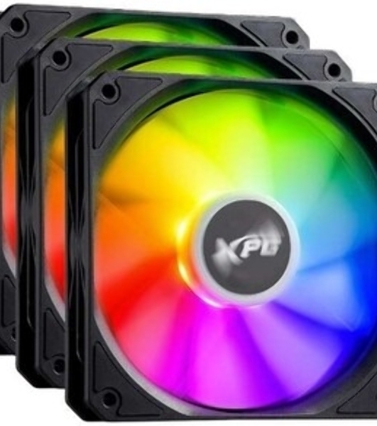 Вентилятор для корпуса ADATA XPG VENTO R 120 ARGb PWM черный, 120 мм, 1600 об/мин, 32 дБ, 4 pin
