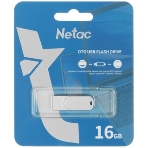 Флешка USB Netac U785C (NT03U785C-016G-32PN), 16Gb, USB3.0/TypeC, R/W 110/45, серебристый, фото7