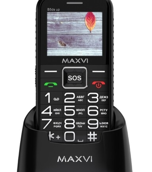 Мобильный телефон Maxvi B5ds up черный