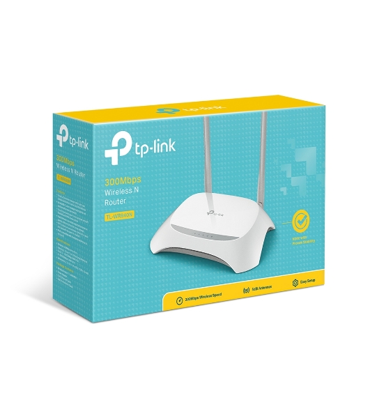 Роутер беспроводной TP-Link TL-WR840N N300 10/100BASE-TX белый