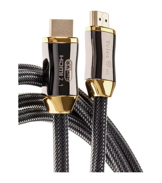 Кабель HDMI 19M/M,ver. 2.1, 8K@60 Hz 3m метал разъемы, нейлоновая оплетка Telecom TCG300-3M