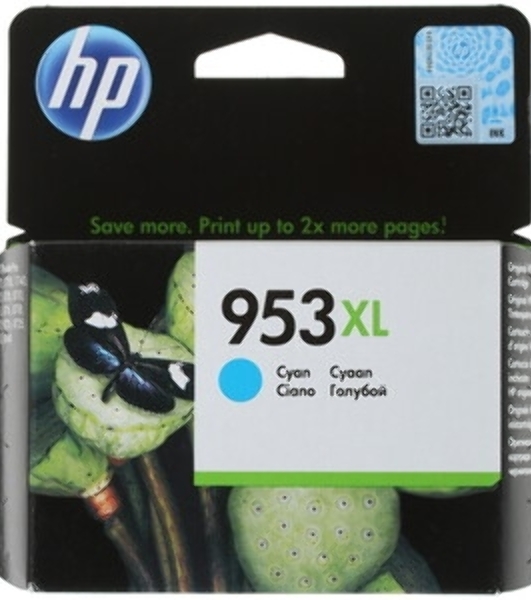 Картридж струйный HP 953XL High Yield Cyan Original Ink Cartridge