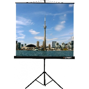 Экран на штативе Lumien Eco View 220x220 см (раб.область 214х214 см) Matte White с возможностью настенного крепления 1:1