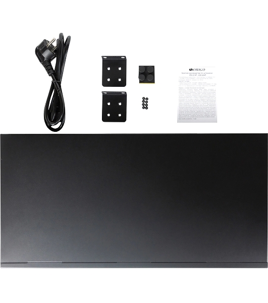 Коммутатор неуправляемый PoE ORIGO OS1226P/285W/A1A 24x100Base-TX PoE+, 2x1000Base-T, PoE-бюджет 285 Вт, корпус металл