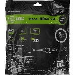 Кабель аудио-видео Cactus CS-HDMI.1.4-7 HDMI (m)/HDMI (m) 7м. позолоченные контакты черный, фото4