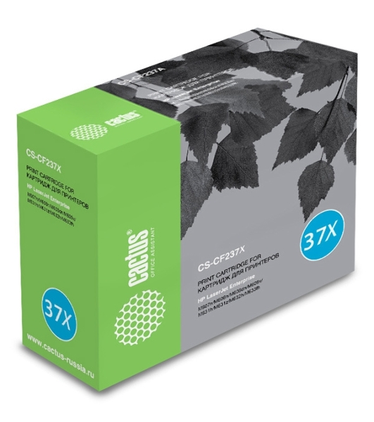 Картридж лазерный Cactus CS-CF237X черный (25000 стр.) для HP LJ M607n/M608n/M608dn/M609x/M631h/M631z/M632h