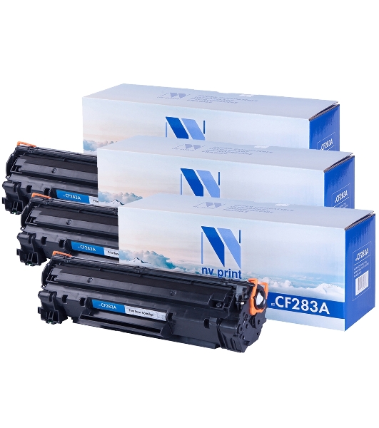 Картридж NVP совместимый NV-CF283A-SET3 для HP LaserJet Pro M201dw/M201n/M125r/M125ra/M225dn/M225dw/M225rdn/M125rnw/M127fn/M127fw (1500k) (3 шт)