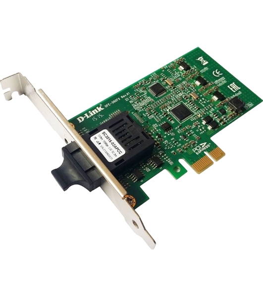 Сетевой адаптер D-Link DFE-560FX/B1A 100Base-FX с SFP -разъемом для шины PCI Express (OEM)