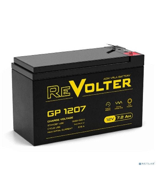 Аккумулятор 12В 7.2А.ч REVOLTER GP 1207