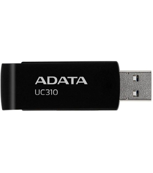 Флешка USB ADATA UC310 (UC310-64G-RBK), 64Gb, USB 3.2, R/W 100/30, черный