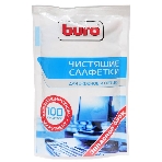 Салфетки Buro BU-Zscreen для экранов мониторов/плазменных/ЖК телевизоров/ноутбуков мягкая упаковка 100шт влажных, фото 1