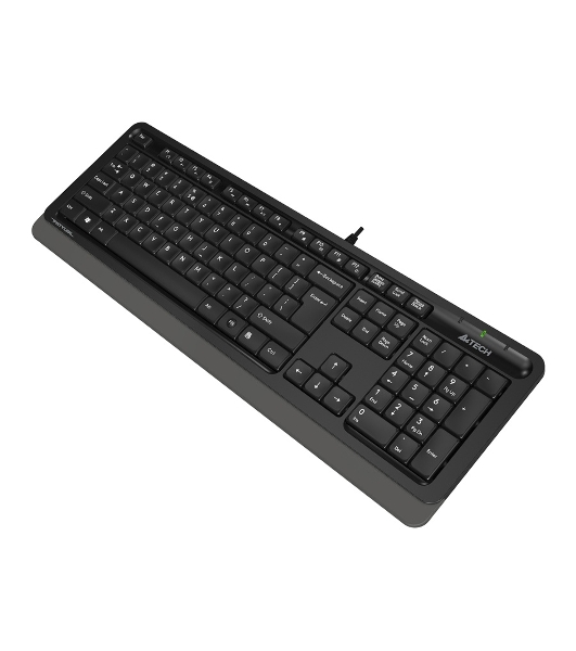 Клавиатура проводная A4Tech Fstyler FK10, USB, черный/серый