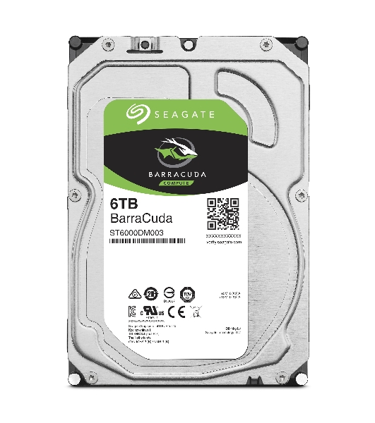 Жесткий диск Seagate 6Tb 5400rpm SATA 6Gb/S 256MB Barracuda 3.5