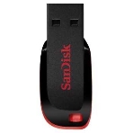 Флешка USB Sandisk CZ50 Cruzer Blade (SDCZ50-064G-B35), 64Gb, USB 2.0, R/W 15/4, черный/красный, фото9
