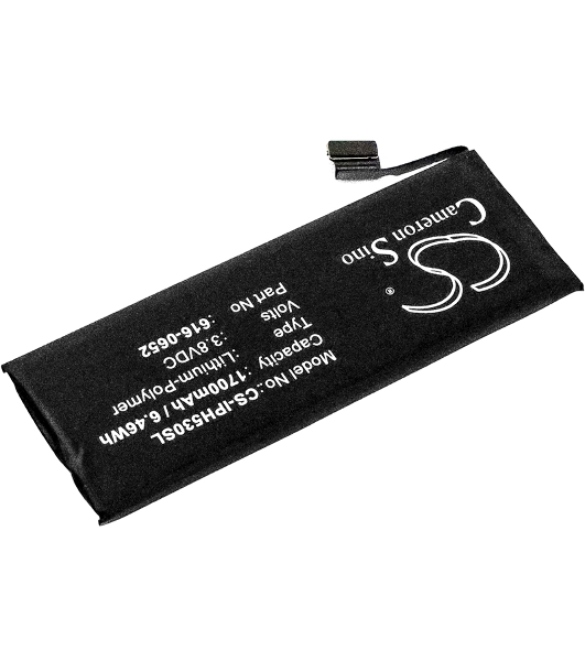 Аккумулятор CameronSino CS-IPH530SL для iPhone 5S 3.8V, 1700mAh, 6.46Wh