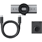 Веб-камера Logitech BRIO MX 3840x2160, 30 кадр/с, USB, микрофон, шторка приватности, автофокус, крепление на мониторе, графитовый, фото3