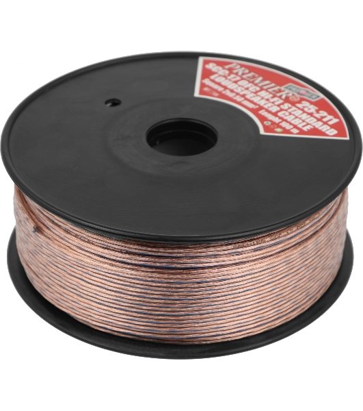 Кабель акустический Premier SCC-17 BC 100м. прозрачный (25-211 100)