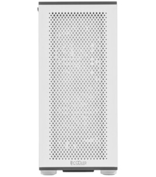 Компьютерный корпус PCCooler ME200 MESH WH, Mesh Full Tower, белый, TG, SPCC, 3x120мм ARGb E-ATX, ATX, mATX, mITX 180/380/220мм 4x2.5', 2x3.5', 7+3xPCI 1xUSB-A 3.0, 2xUSB-A 2.0 432x225x495мм