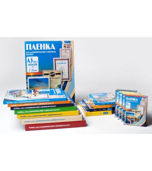 Пленка для ламинирования Office Kit 100мкм A6 (100 шт) глянцевая 111x154 мм PLP111 (PLP111*154/100)