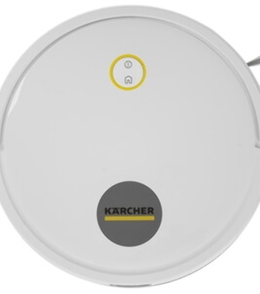 Робот-пылесос Karcher RCV 2 белый/черный, 2600 мА*ч Li-Ion, уборка сухая/влажная, пылесборник контейнер 0,42 л