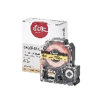 Кассета с лентой S'OK by Sakura Printing K5DBF для Epson, черный на флуоресцентном оранжевом, 18мм/5м, фото 1