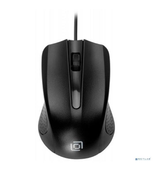 Мышь проводная Oklick 225M черный, 1200 dpi, USB, кнопки - 3