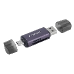 Кард-ридер Gembird FD2-MSD-6/серый/TF/Micro-SD/Micro-SDHC/Micro-SDXC/SD/USB Type-C/USB (OTG)/алюминий, фото8