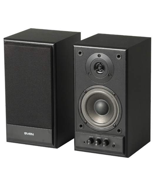 Акустическая система SVEN SPS-702 2.0 черный 40Вт