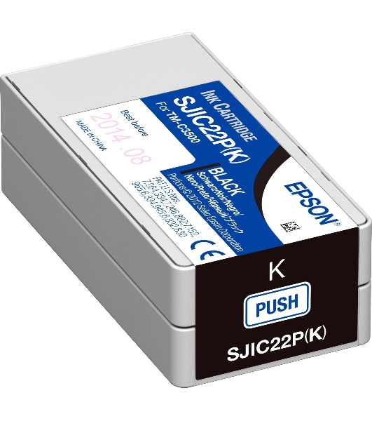 Картридж струйный SJIC22P(K): INK CARTRIDGE FOR TM-C3500 черный