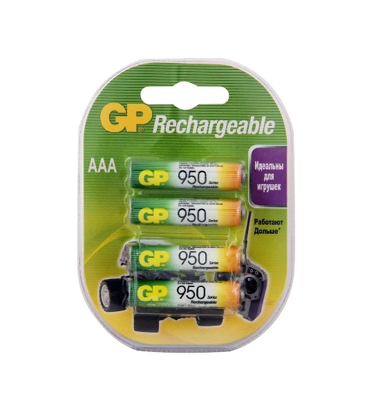 Аккумулятор GP 100AAAHC3/1-2CR4 AAA 1000mAh (3шт +1 шт. в уп-ке)