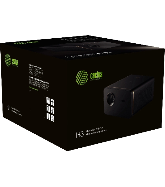 Проектор Cactus CS-H3.SG DLP 16800Lm (1920x1080) 200000:1 ресурс лампы:20000часов 1xUSB typeA 1xHDMI 3.1кг