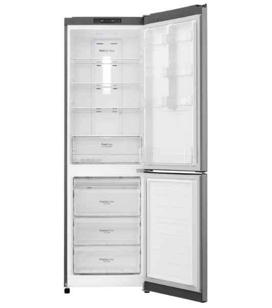 Холодильник LG GA-B419SDJL серый двухкамерный 223/79л морозилка снизу, No Frost