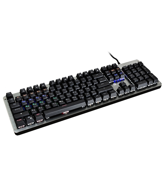 Клавиатура Oklick 970G Dark Knight проводная, USB Type-A, чёрный/серебристый