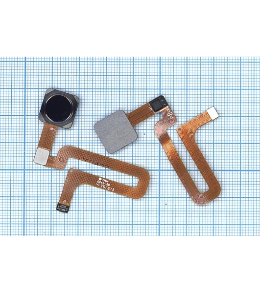 Шлейф со сканером отпечатка пальца для Xiaomi Mi 4S черный