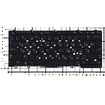 Клавиатура для ноутбука Dell Latitude E5470 E7470 черная без рамки и указателя, фото2