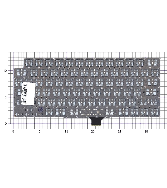 Клавиатура для ноутбука Apple MacBook Pro 14 16 A2442 A2485 Late 2021 плоский Enter