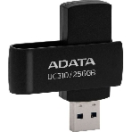 Флешка USB ADATA UC310 (UC310-256G-RBK), 256Gb, USB 3.2 Gen1, R/W 100/30, черный, фото3