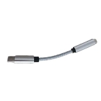 Адаптер GoPower Jack3.5мм(F)-TYPE-C(M) 00-00027481 0.1M белый, фото 1