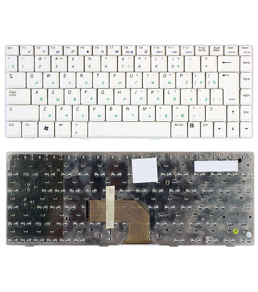Клавиатура для ноутбука Asus W5 W6 W7 белый