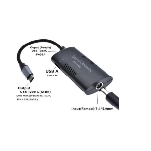 Преобразователь питания со штекера 7.9x5.0 на Type-C (7.4Pin)