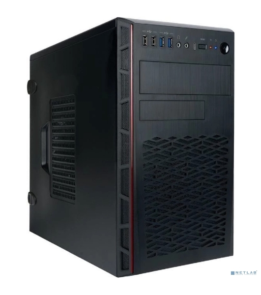 Компьютерный корпус Mini Tower InWin EMR065 черный 500W PM-500ATX U3.0*2+U2.0*2+A(HD)+intrusion switch mATX